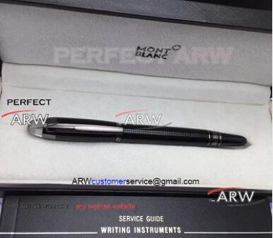 Perfect Replica Wholesale Mont blanc Pen StarWalker Rollerball Pen Black Ring Barrel